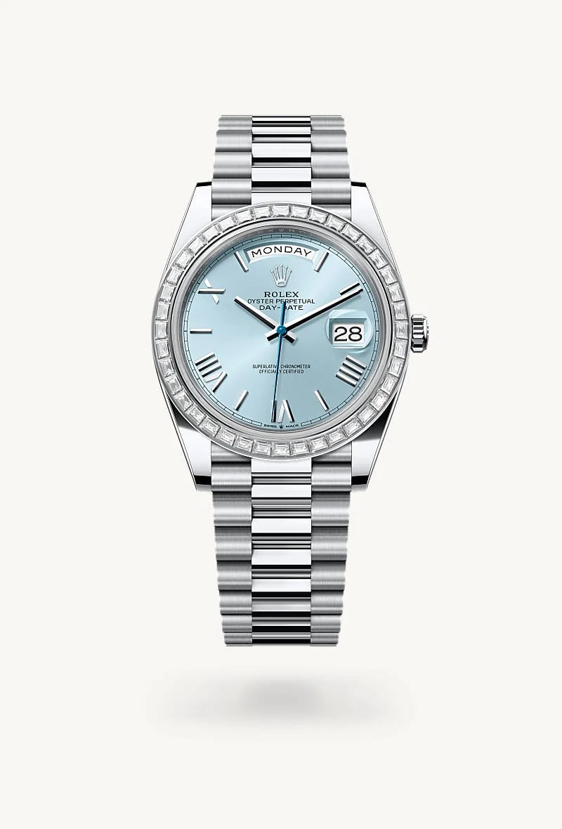 rolex Day-Date in Platinum, M228396TBR-0030 - Sylvan's Jewelers