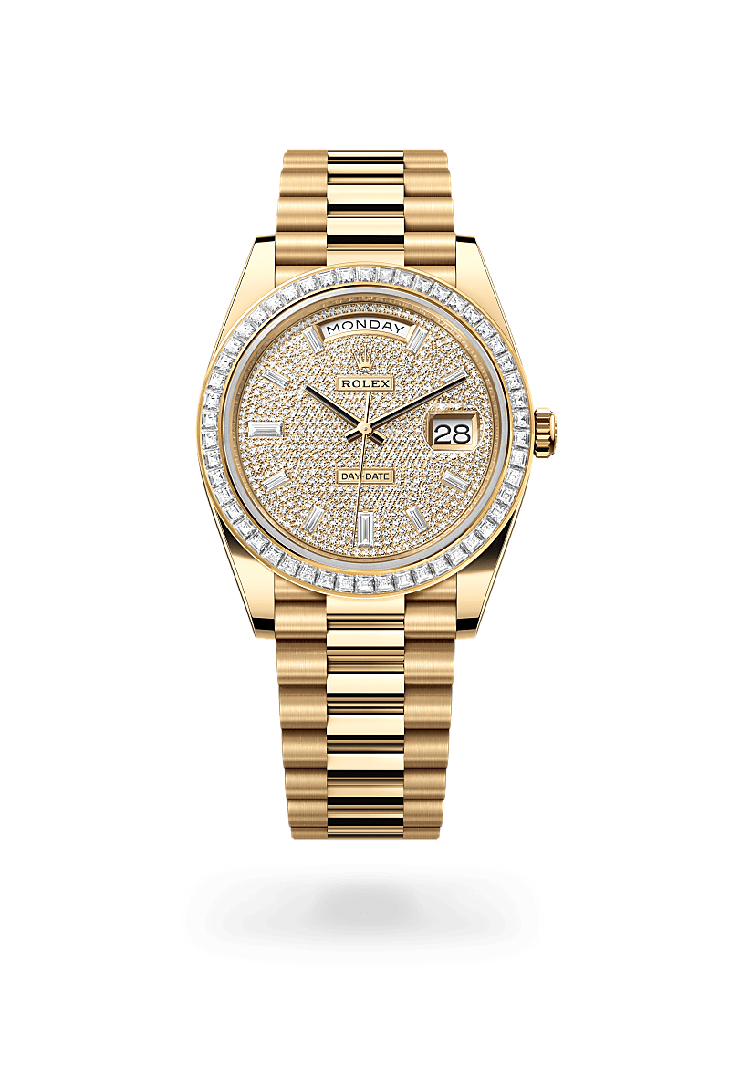 rolex Day-Date in 18 kt yellow gold,  - Sylvans