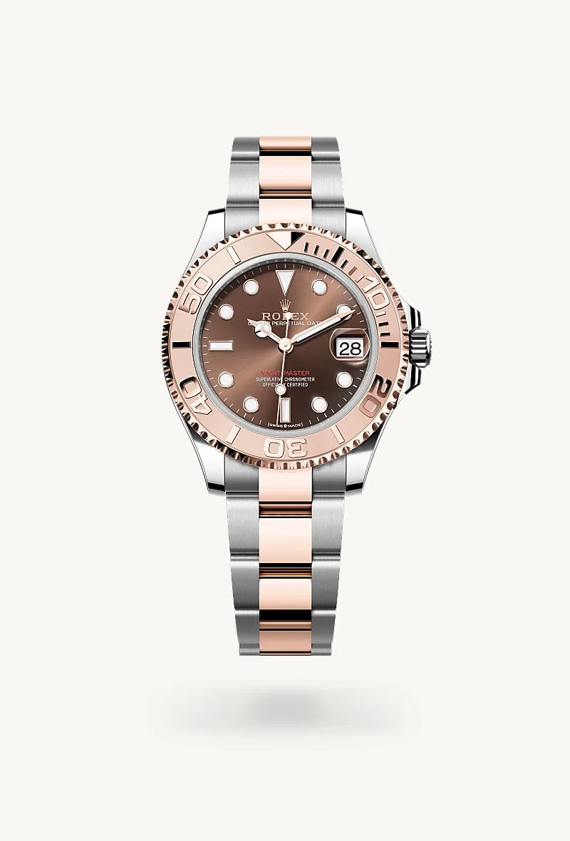 rolex Yacht-Master in Everose Rolesor - combination of Oystersteel and Everose gold, M268621-0003 - Sylvan's Jewelers