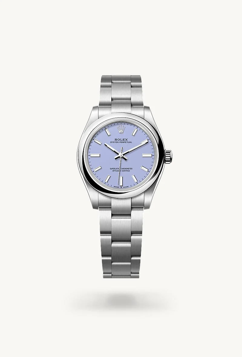 rolex Oyster Perpetual in Oystersteel, M277200-0014 - Sylvan's Jewelers