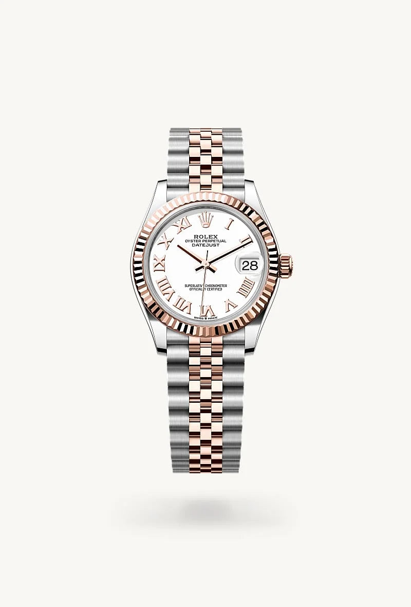 Rolex Datejust in Everose Rolesor - combination of Oystersteel and Everose gold, M278271-0002 - Sylvan's Jewelers