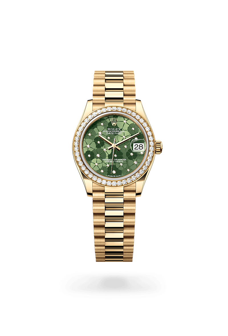 rolex Datejust in 18 kt yellow gold,  - Sylvans