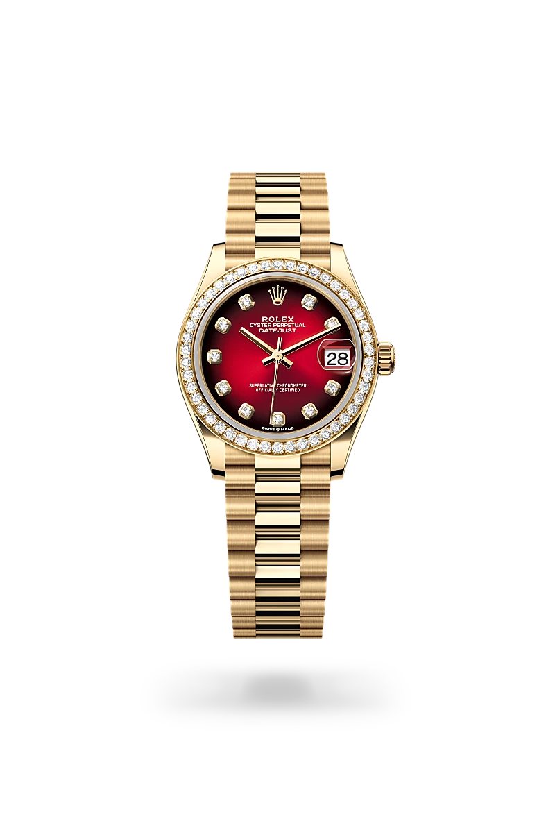 Rolex Datejust in 18 kt yellow gold, M278288RBR-0041 - Sylvans