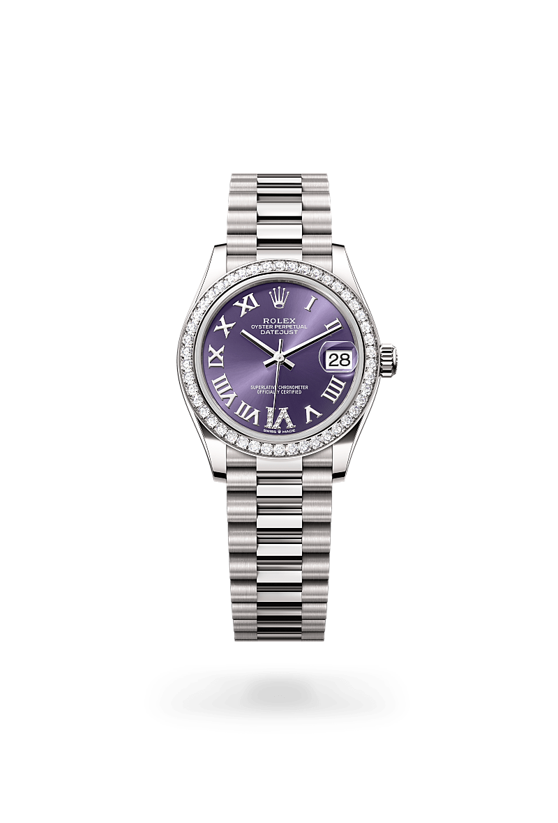 rolex Datejust in 18 kt white gold,  - Sylvans