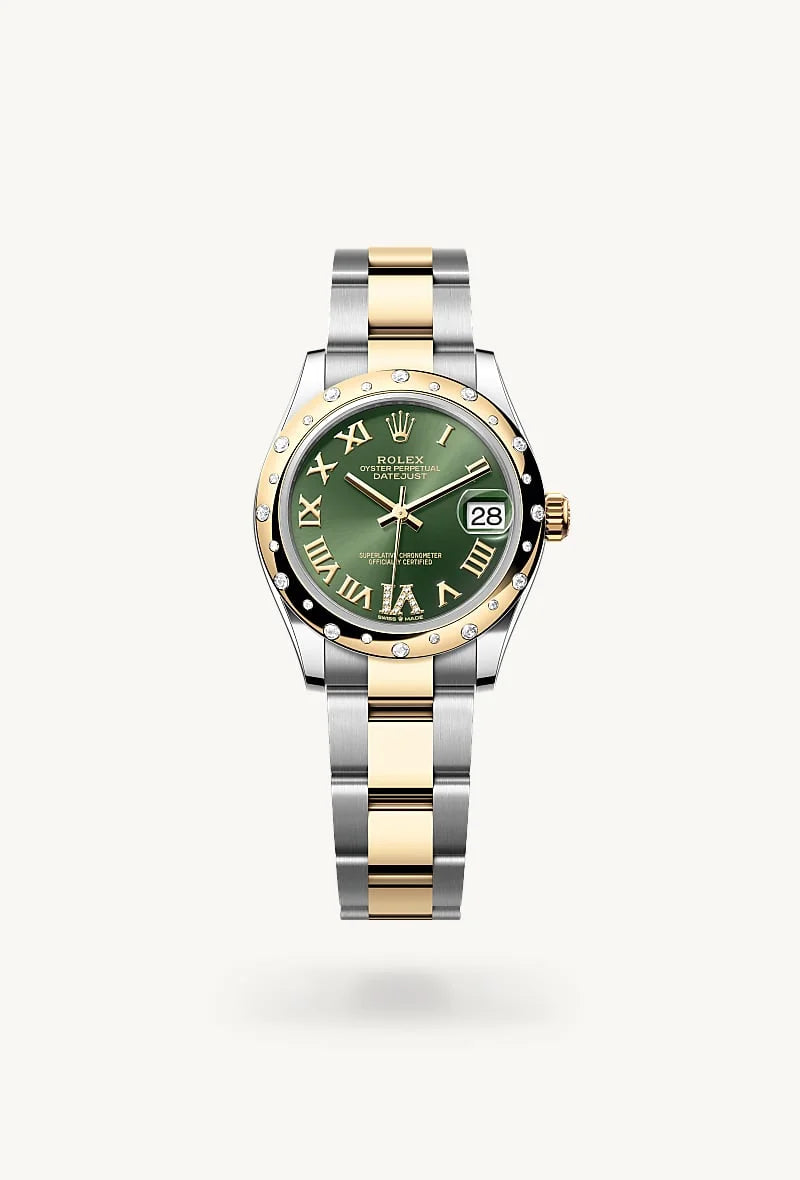 rolex Datejust in Yellow Rolesor - combination of Oystersteel and yellow gold, M278343RBR-0015 - Sylvan's Jewelers