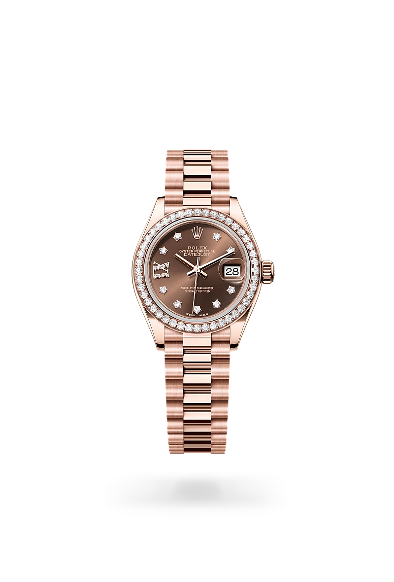 Rolex Lady-Datejust in 18 kt Everose gold, M279135RBR-0001 - Sylvans