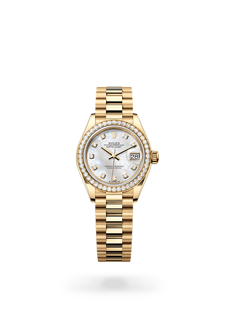 rolex Lady-Datejust in 18 kt yellow gold,  - Sylvans