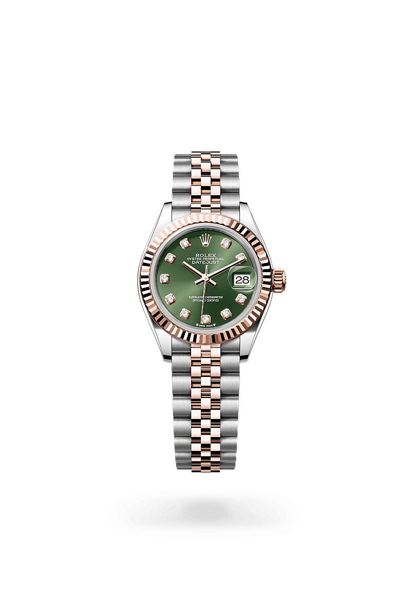 rolex Lady-Datejust in Everose Rolesor - combination of Oystersteel and Everose gold,  - Sylvans