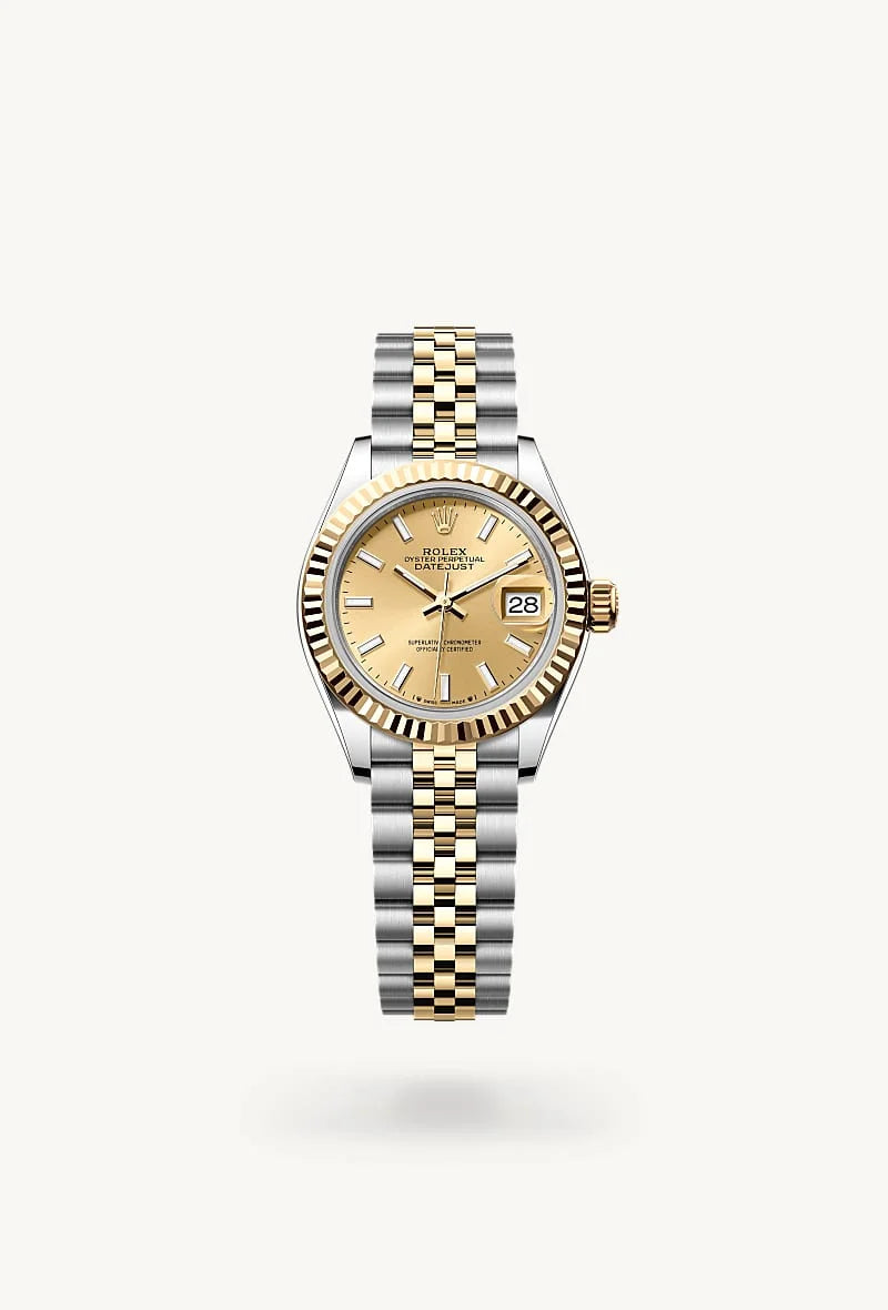 rolex Lady-Datejust in Yellow Rolesor - combination of Oystersteel and yellow gold, M279173-0001 - Sylvan's Jewelers