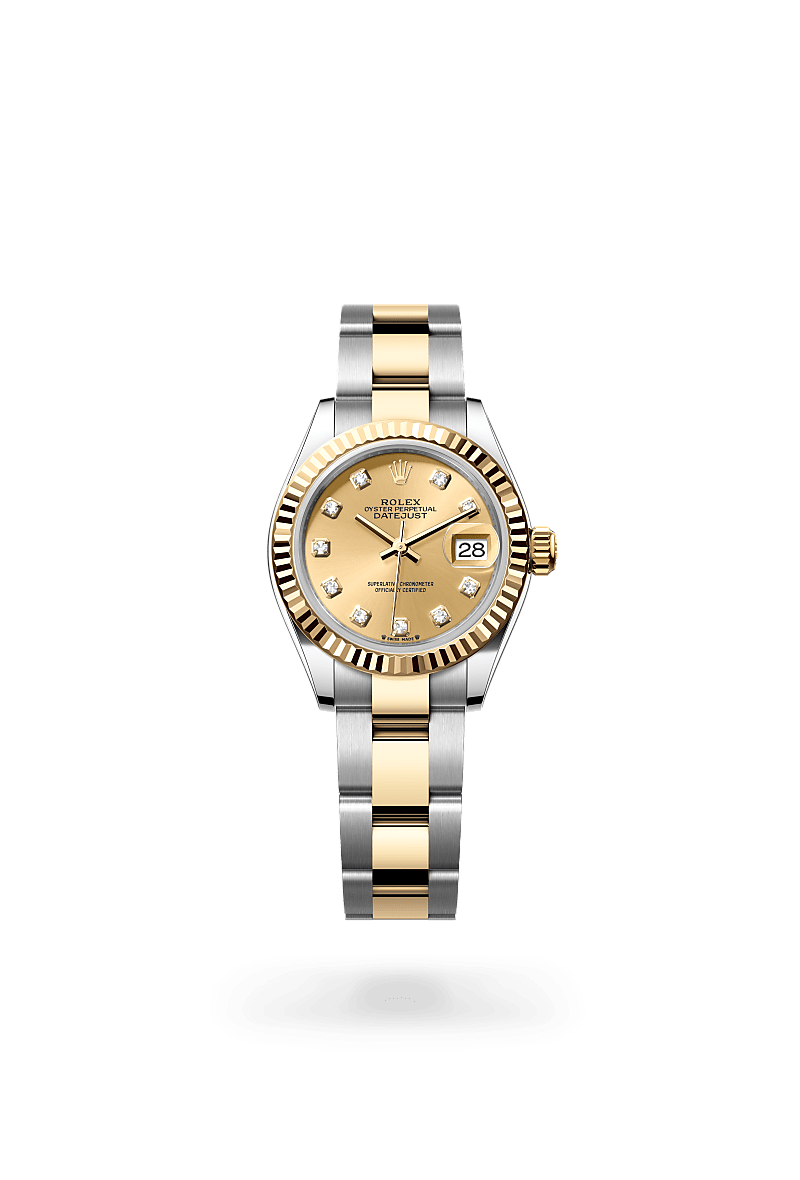 rolex Lady-Datejust in Yellow Rolesor - combination of Oystersteel and yellow gold,  - Sylvans