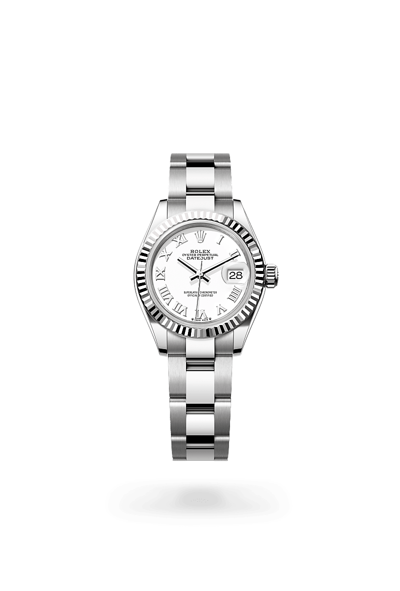 rolex Lady-Datejust in White Rolesor - combination of Oystersteel and white gold,  - Sylvans