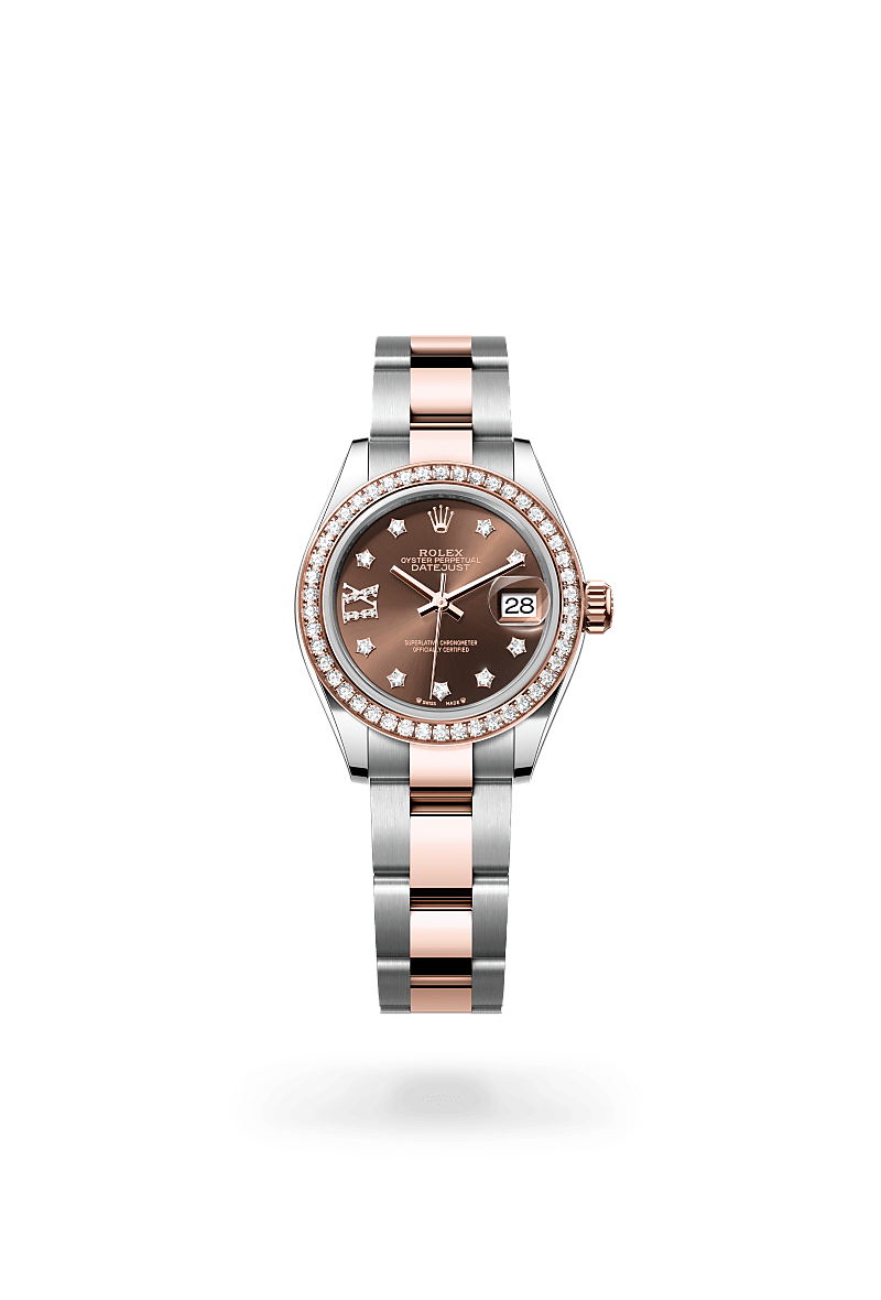 rolex Lady-Datejust in Everose Rolesor - combination of Oystersteel and Everose gold,  - Sylvans