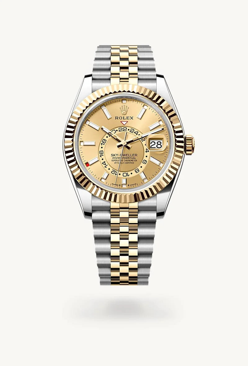 Rolex Sky-Dweller in Yellow Rolesor - combination of Oystersteel and yellow gold, M336933-0002 - Sylvan's Jewelers