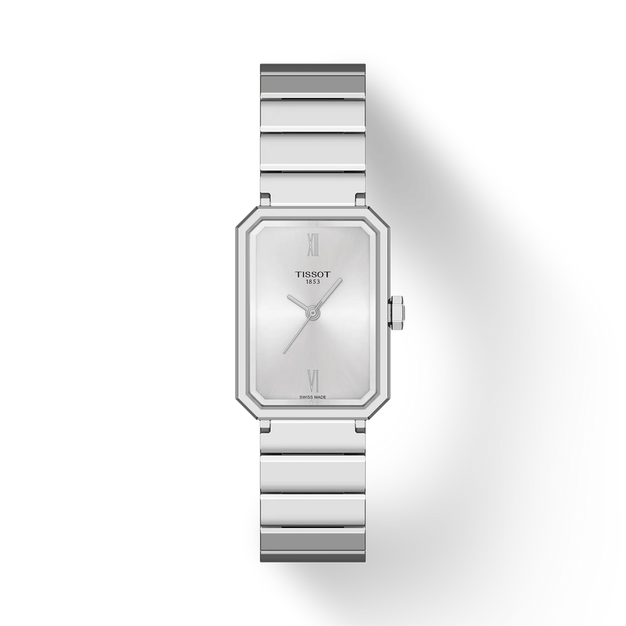 30mm SRV Quartz Watch with Silver Dial in Stainless Steel, Bracelet