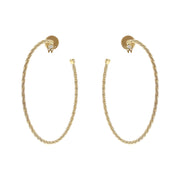 Brilliance of the Sun Hoop Earrings