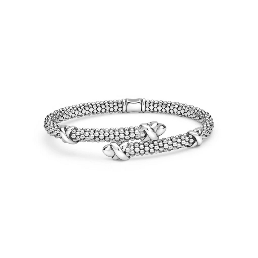 Embrace Versa 5mm Bypass Bracelet in Sterling Silver, 7in