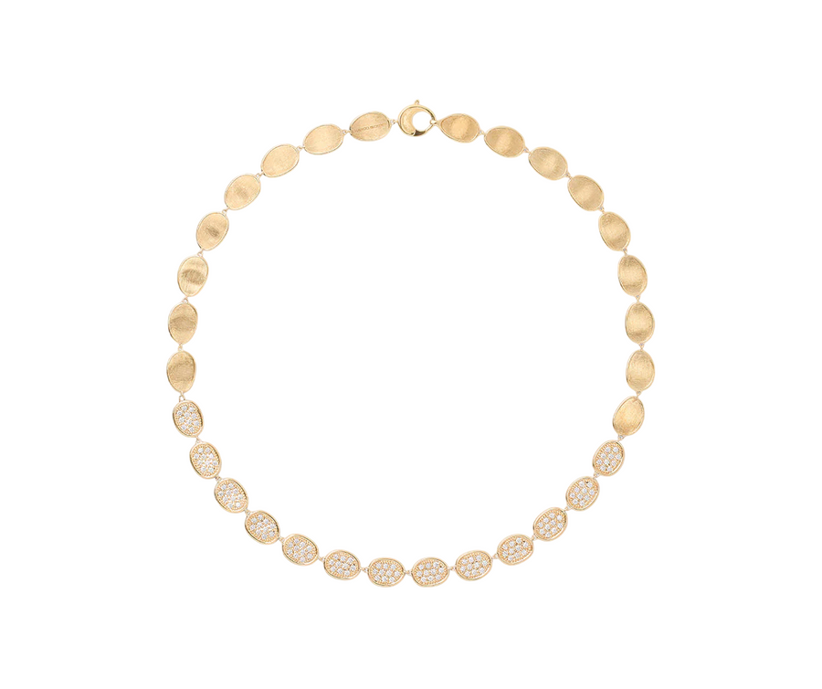 Lunaria 2.60ct Diamond Necklace in 18K Yellow Gold