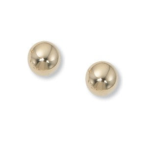 Ball Stud Earrings in 14K Yellow Gold