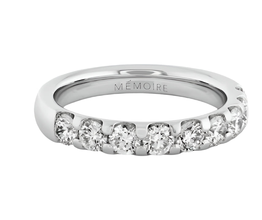 Odessa 0.98-1.10ct Diamond Band in Platinum, Size 6.5