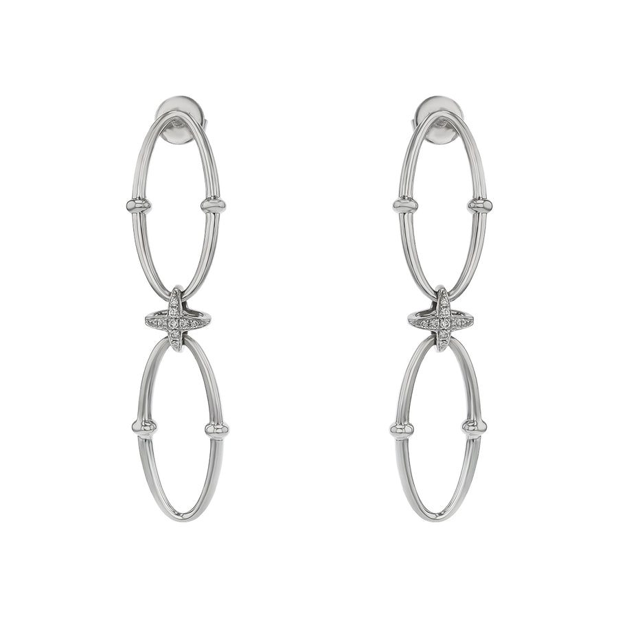 Legacy 0.14ct Diamond HI/SI Drop Earrings in 14K White Gold