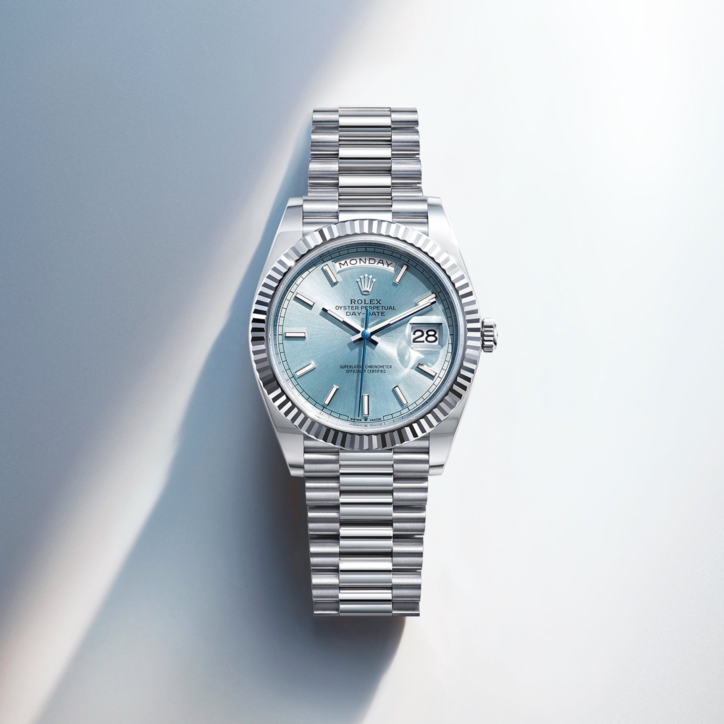 Rolex Day-Date in 18 kt white gold, M228239-0076 - Sylvan's Jewelers