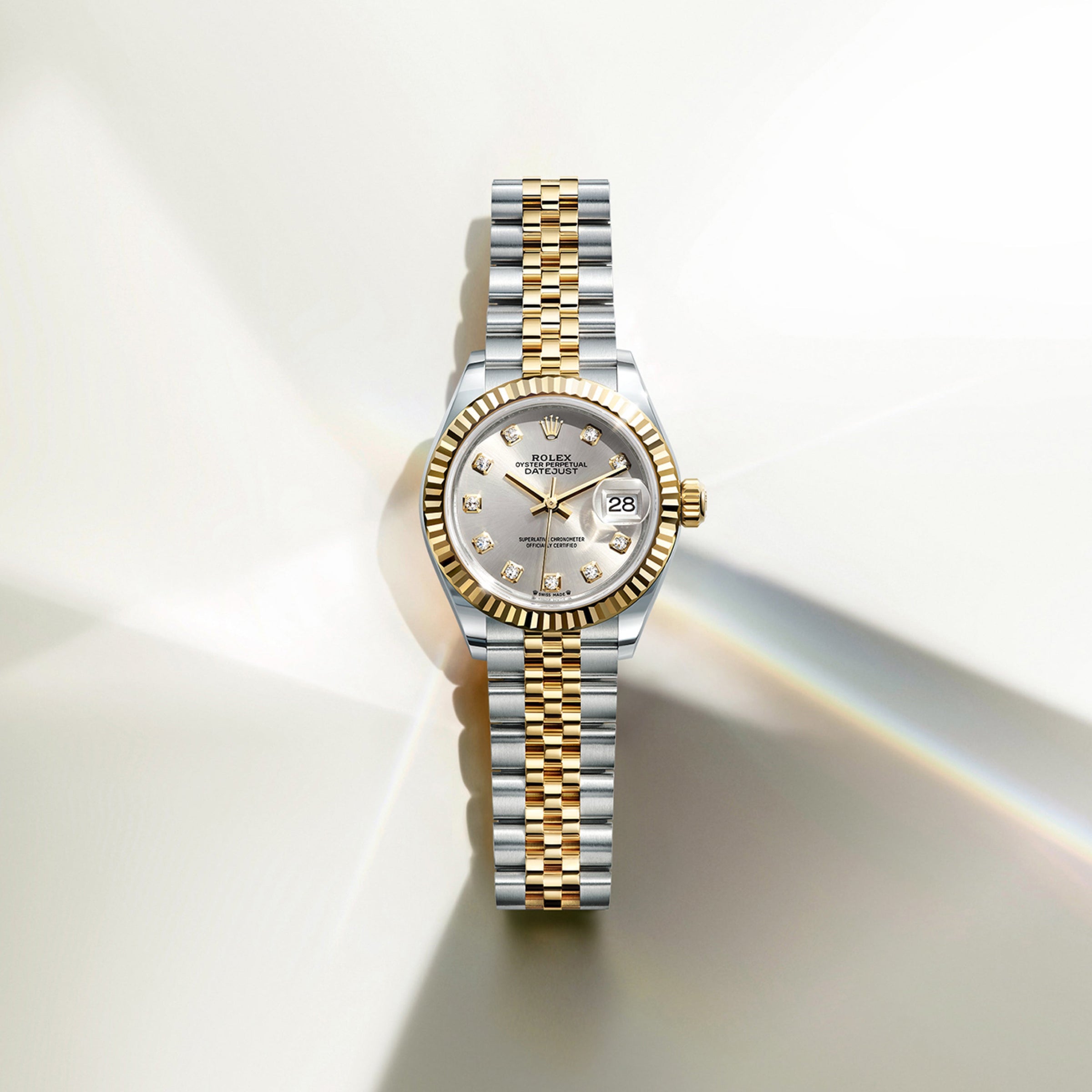 Rolex Lady-Datejust in Yellow Rolesor - combination of Oystersteel and yellow gold, M279173-0001 - Sylvan's Jewelers