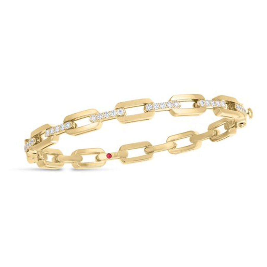 Navarra 0.67Ct Diamond Bangle in 18K Yellow Gold