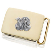 Sterling Silver Quail Belt Buckle
