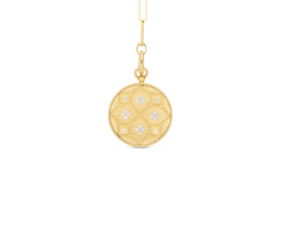 Venetian Princess Diamond Pendant in 18K Yellow Gold