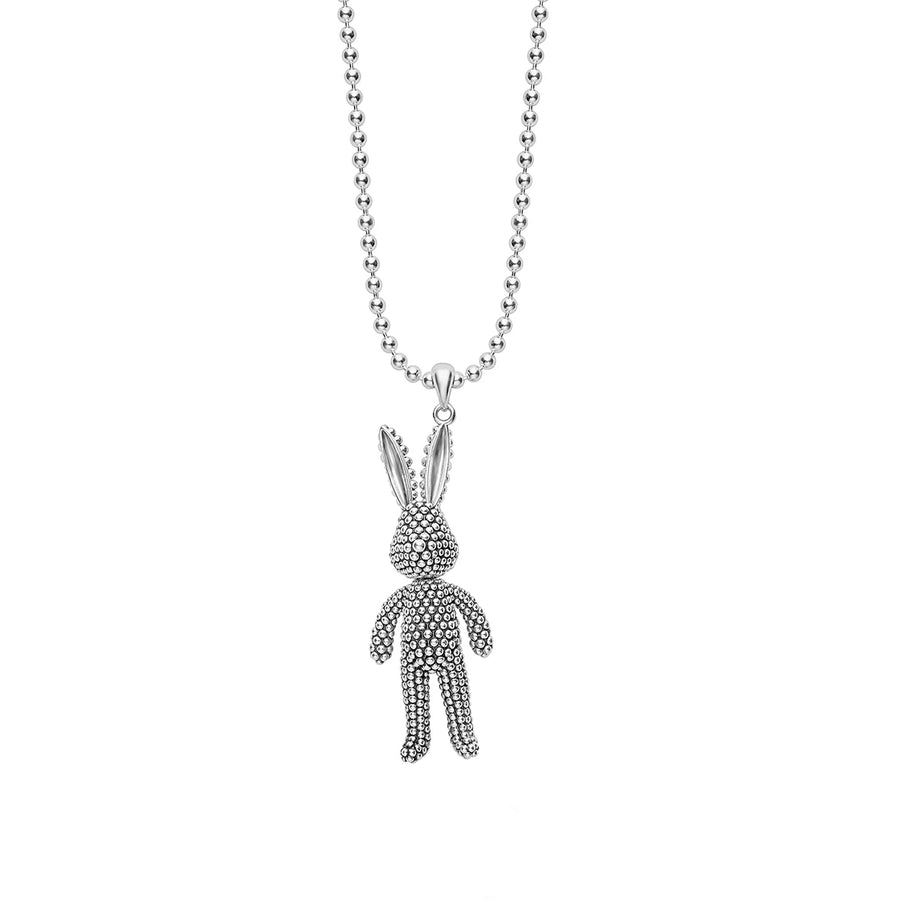 Rare Wonders Moving Rabbit Pendant Necklace