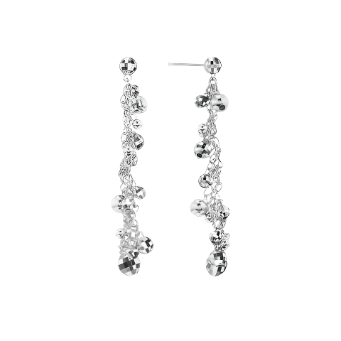 Prestige Night Sky Drop Earrings in Platinum