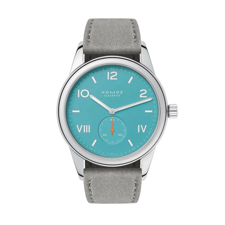 38mm Club Campus Watch with Blue Dial in Stainless Steel, Strap