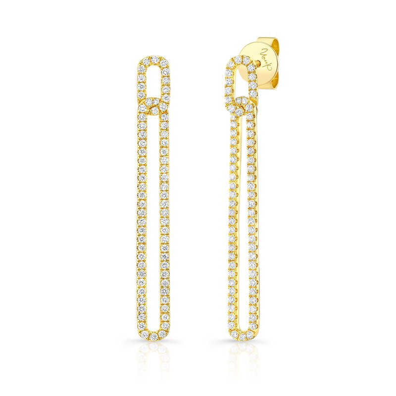Legacy 0.66ct Diamond Drop Earrings in 14K Yellow Gold