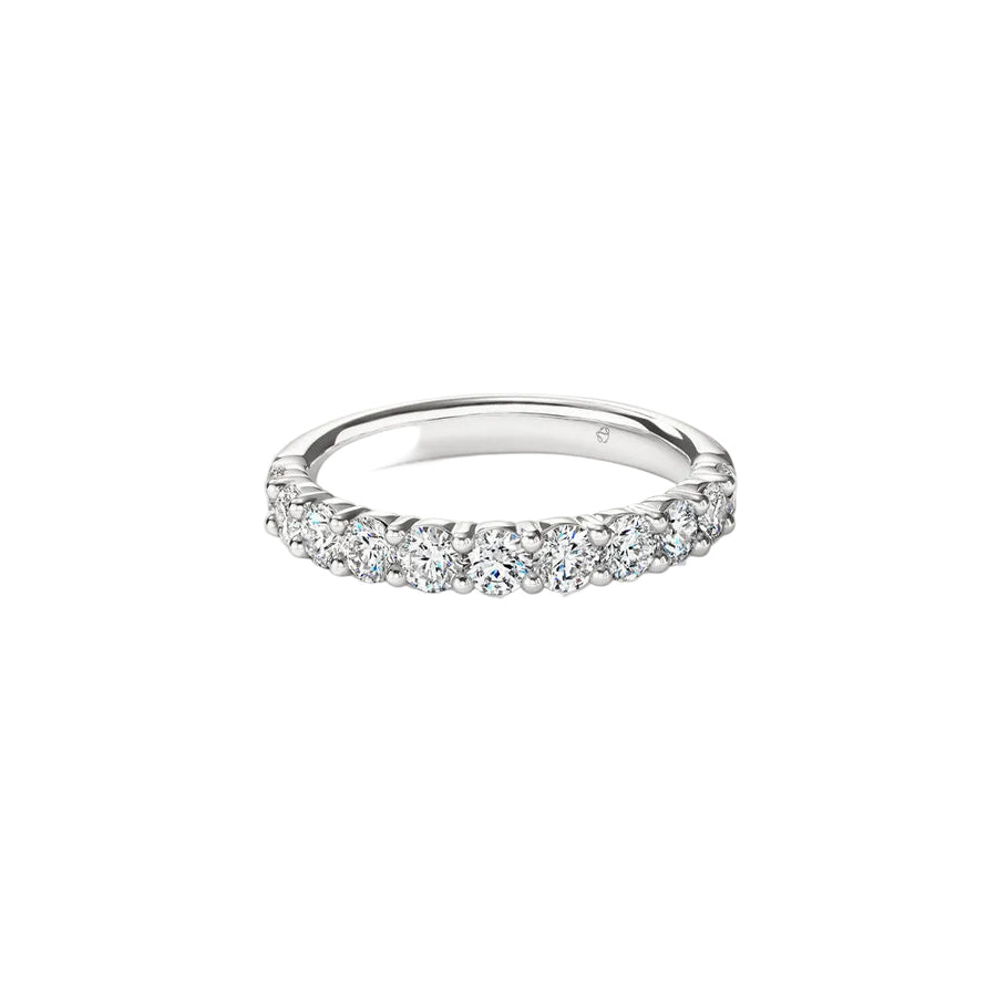 Signature 0.36-0.65ct Diamond 11-Stone Band in Platinum, size 6.5
