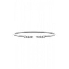 Identity 0.46-0.53ct Diamond Bangle Bracelet in 18K White Gold