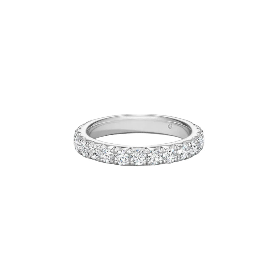 Vela 1.00-1.15ct Diamond Partway Band in Platinum, size 6.5