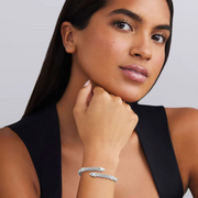 Embrace Versa 5mm Bypass Bracelet in Sterling Silver, 7in