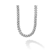 Caviar Bubbly 11mm Necklace in Sterling Silver, 20"