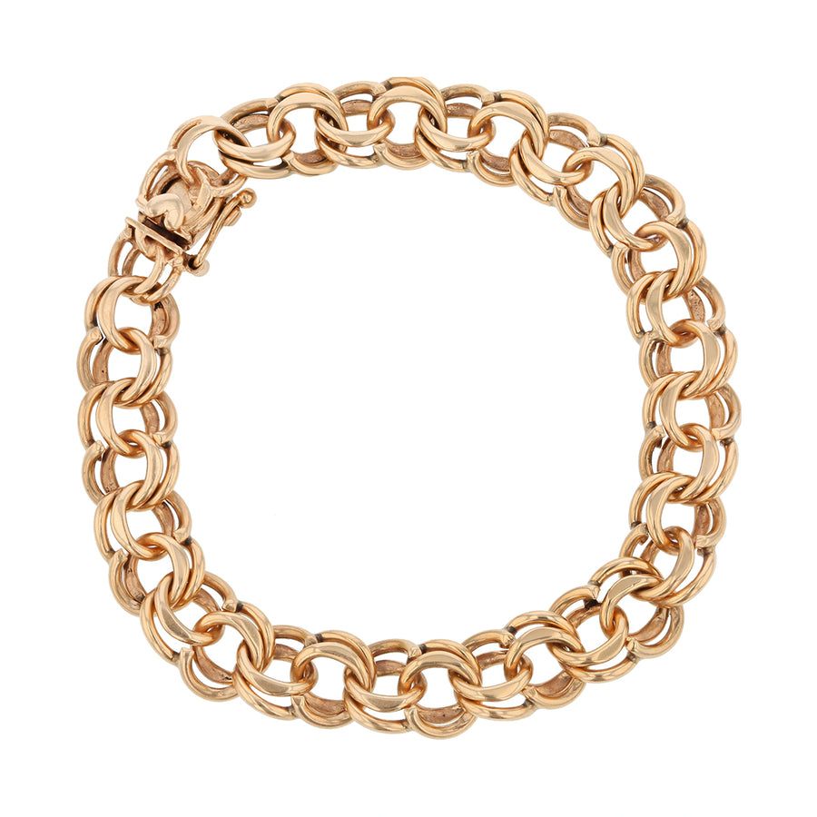 Charm Bracelet in 14k Yellow Gold 8"