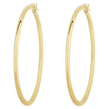 45mm Hoop Earrings in 18K Yellow Gold