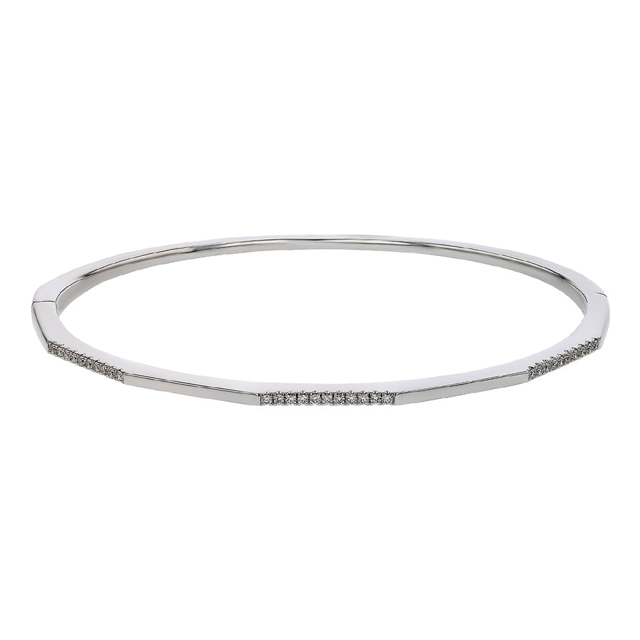 Stackable 0.23ct Diamond Bracelet in 14K White Gold