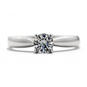 Platinum Solitaire Engagement Ring Setting