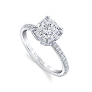 Platinum Plasmare Diamond Engagement Ring
