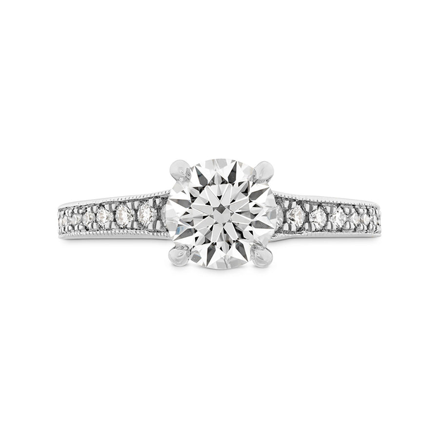 Liliana Milgrain Engagement Ring Setting