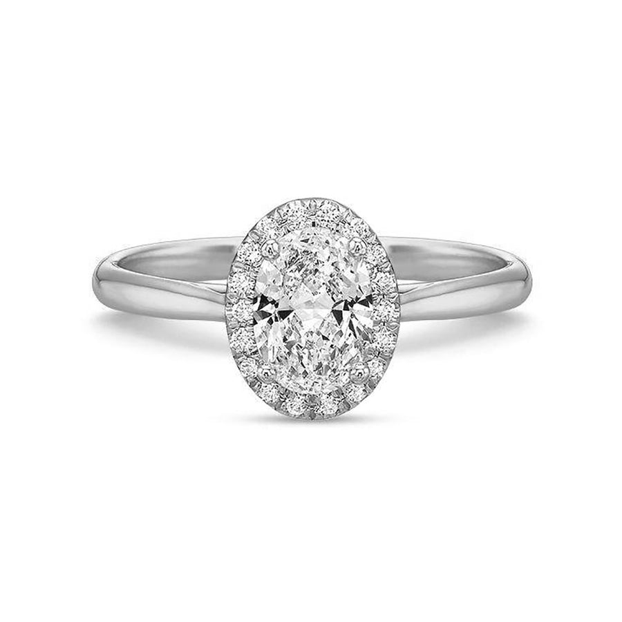 New Aire Diamond Halo Engagement Ring Setting