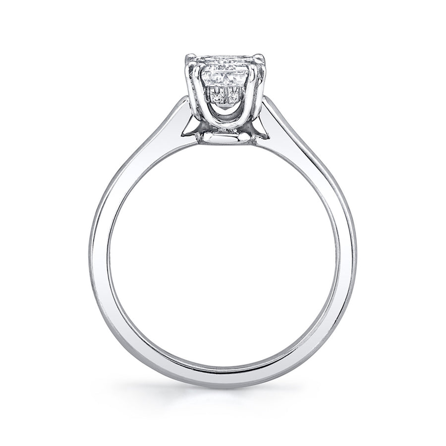 Classico Emerald-cut Solitaire Engagement Ring