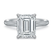 Solitaire Diamond Engagement Ring Setting with Gallery