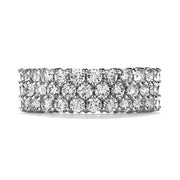 Triple-Row Eternity Band