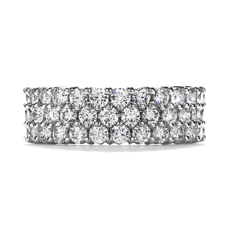 Triple-Row Eternity Band