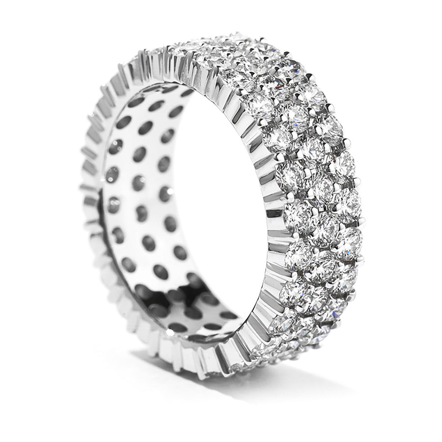 Triple-Row Eternity Band